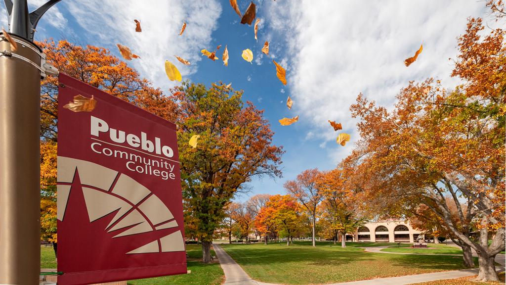 Pueblo Campus during the fall