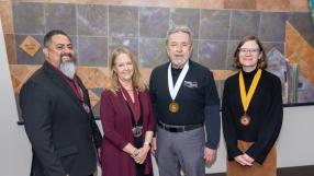 Pictured L:R - Ray Marquez, Jill Young, Max Mabrey, Ann Oreskovich 