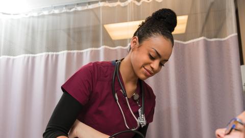 Southwest Campus nursing student