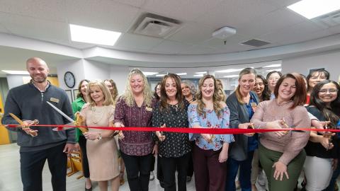 Health Sciences Ribbon Cutting