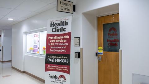 Entrance into the PCC Health Clinic