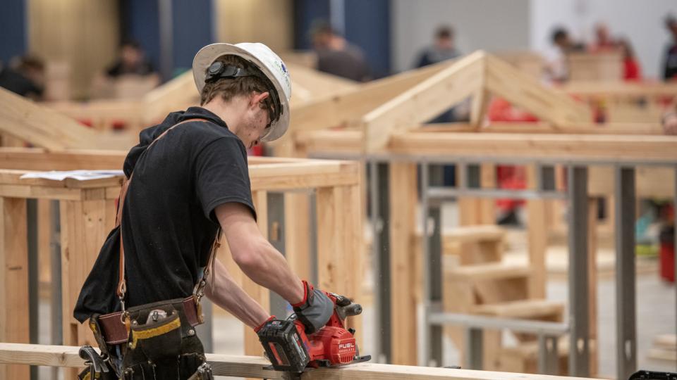 Construction Trades Student
