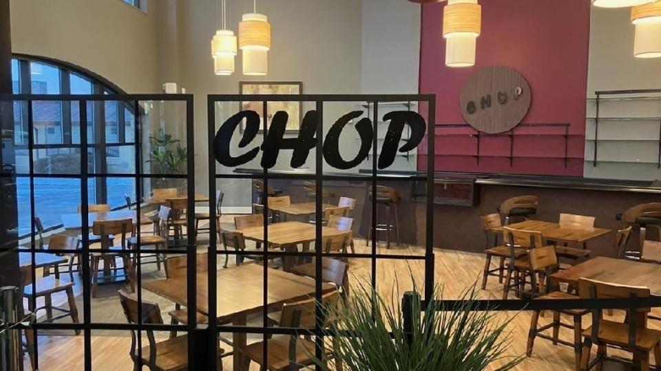 Chop sign