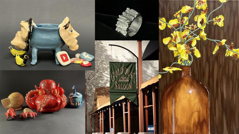 spring 2025 student art collage