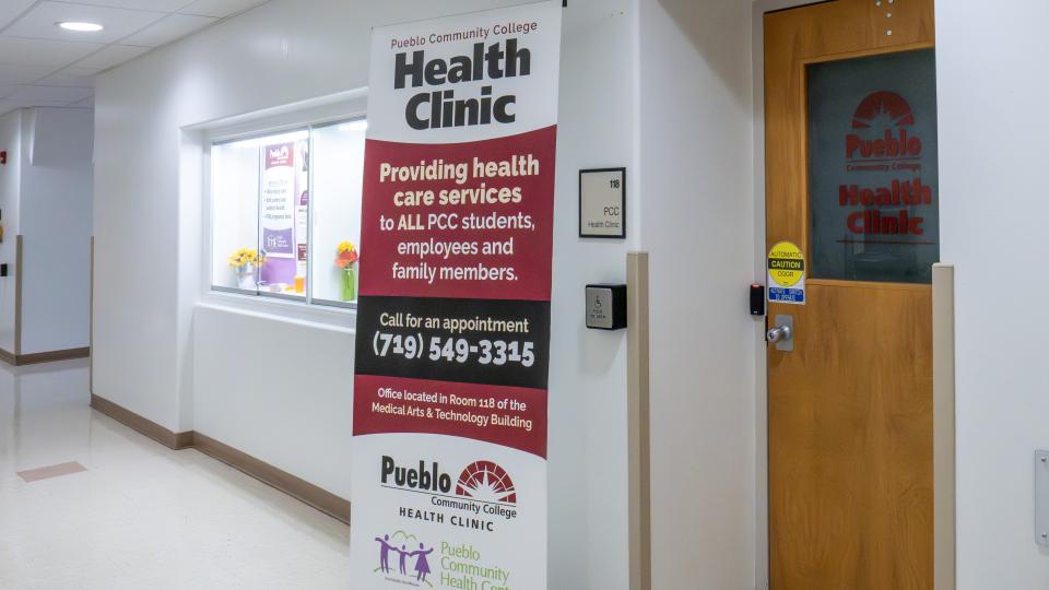 Entrance into the PCC Health Clinic