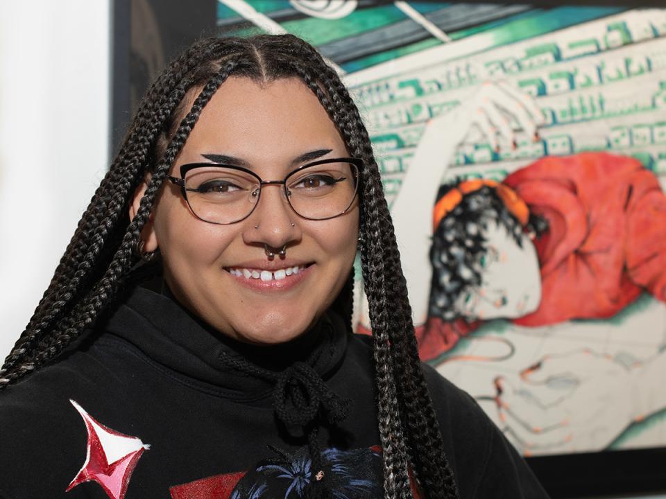 Makiyah Skyye, Studio Art Graduate