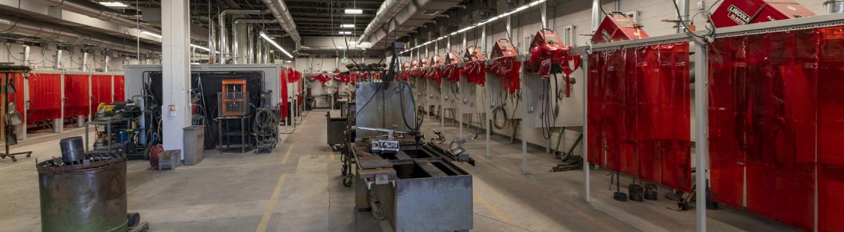 New welding lab bays