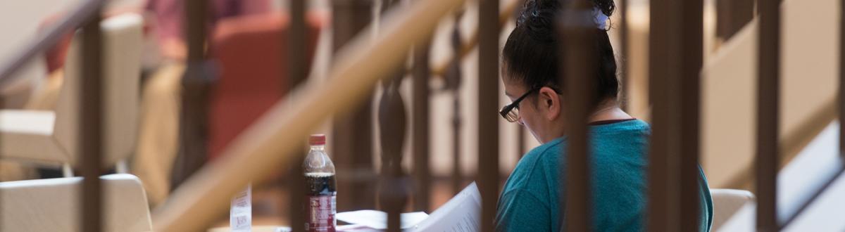 student in the AB Commons