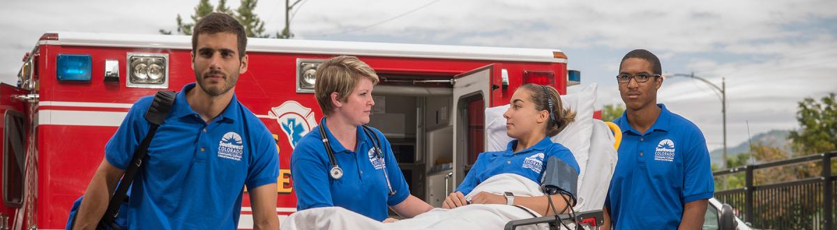 PCC EMS students during training exercise