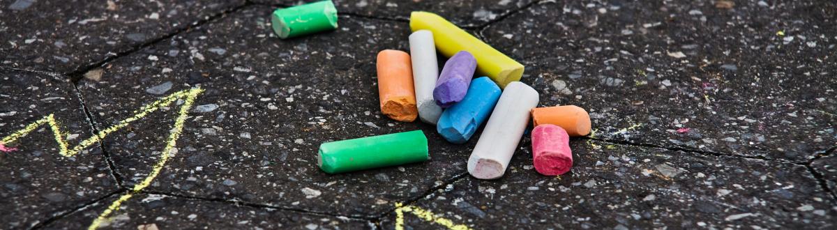 Chalk Art on Asphalt