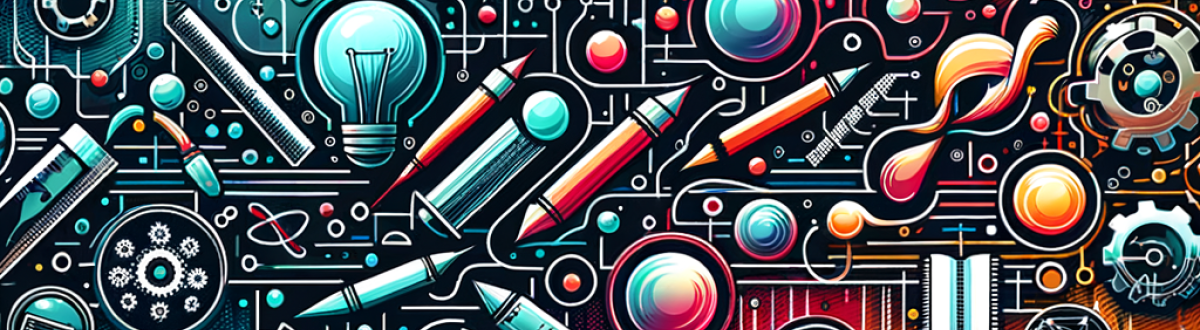 Abstract website header for STEAM Club