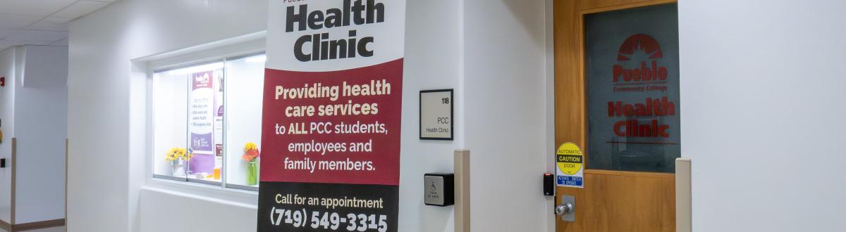 Entrance into the PCC Health Clinic