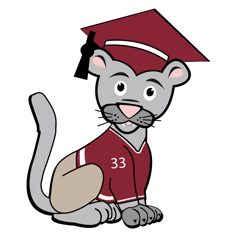 Baby PCC Panther mascot for Kids' College