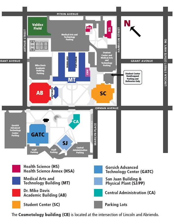 Pcc Pueblo Campus Map - Drucie Kimberley