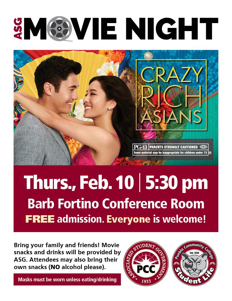 ASG Movie Night: Crazy Rich Asians