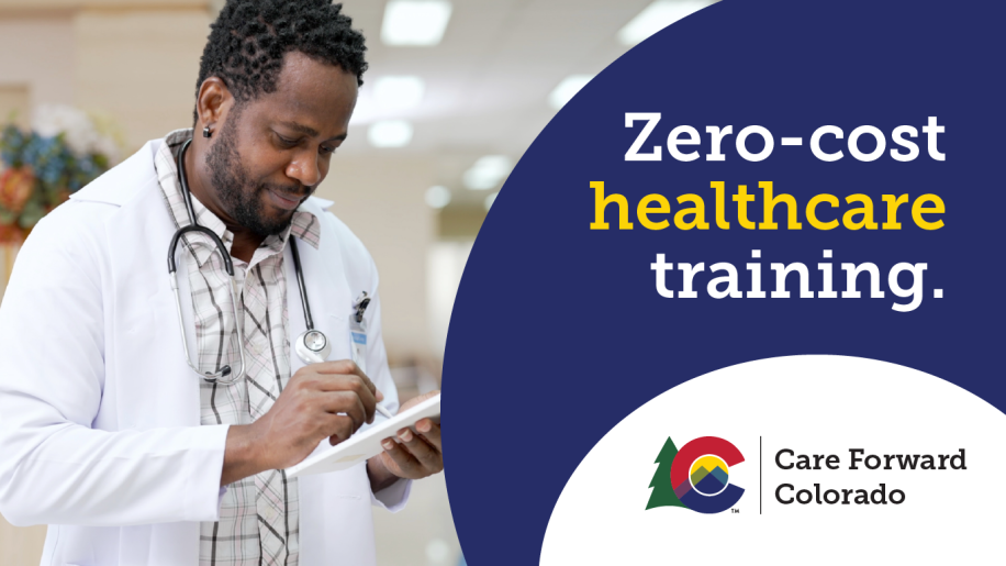 zero-cost healthcare training - Care Forward Colorado