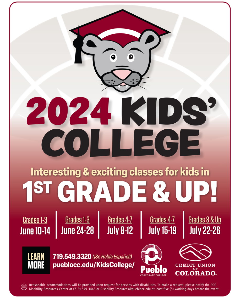 2024 Kids' College - Interesting & exciting classes for kids in 1st grade & up. 