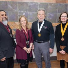 Pictured L:R - Ray Marquez, Jill Young, Max Mabrey, Ann Oreskovich 
