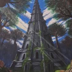 “Tower,” Jolanda Burris (painting)